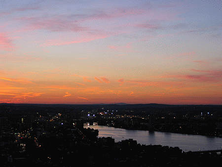 boston-sunset Boston Sunset. Looking West (does the sun set any other way?)