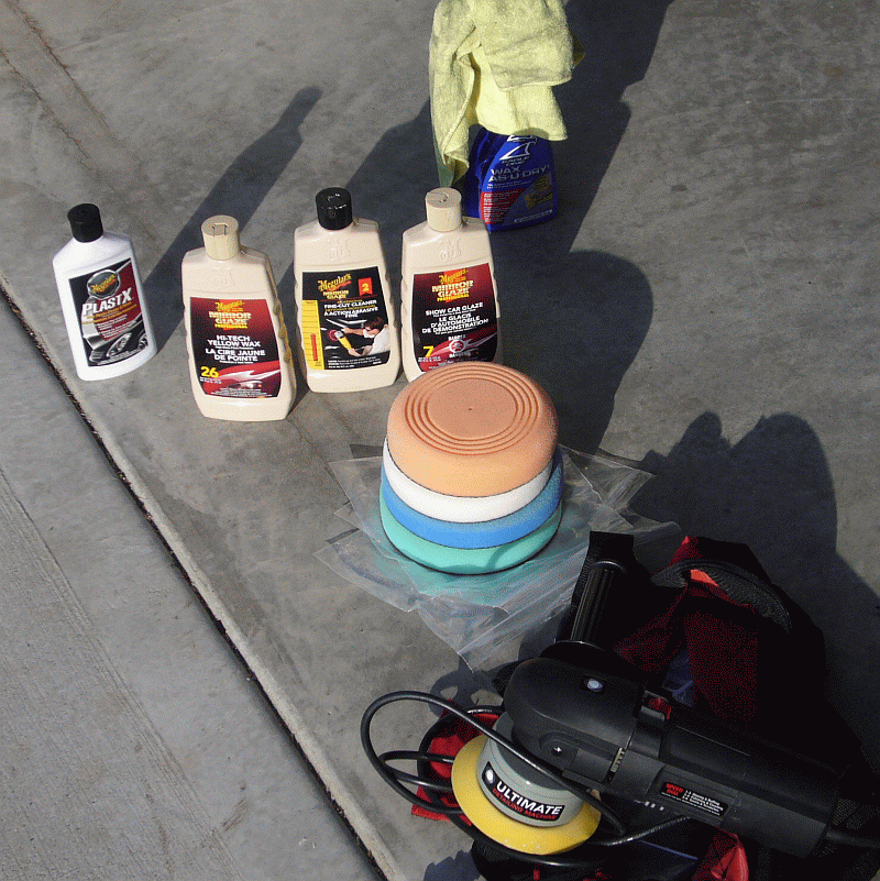 porsche-boxster-detail-stuff Cleaning and Polishing Supplies used in this project