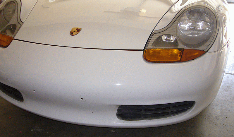 porsche-boxster-front A shot of the front before polishing