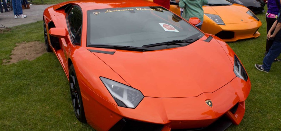 Orange Lamborghini